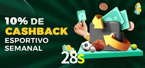 10% de bônus de cashback na 28s